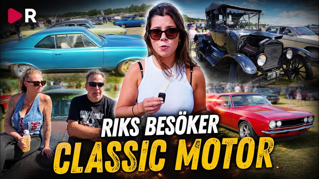 Riks besöker Classic Motor: "Man kan bara lita på bensinbilar"