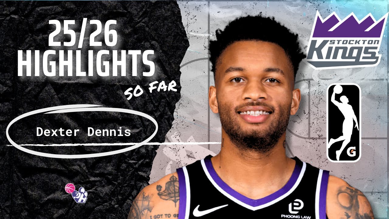 Лучшие моменты игры Декстера Денниса в сезоне 2025/26 || NBA G League || Stockton Kings