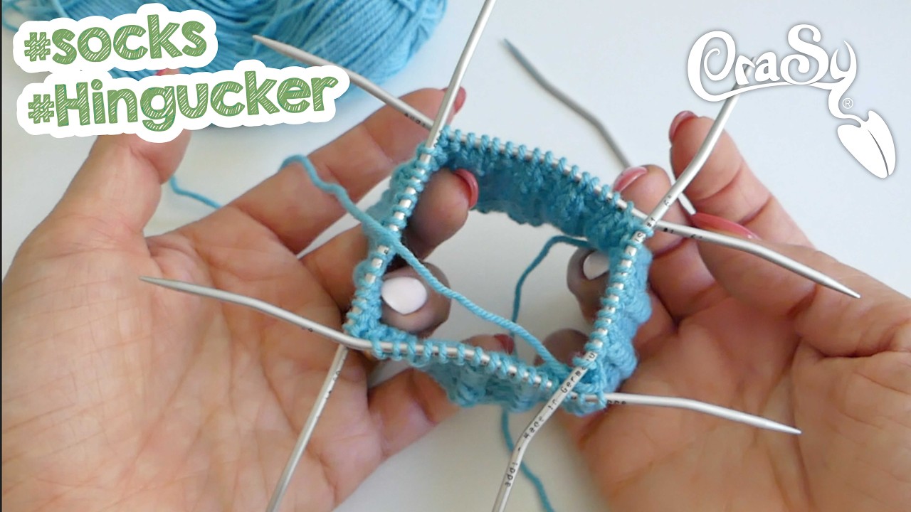 Revolutionäres Sockenbündchen - Snake! Strickmuster mit der Stricknadel-Weltneuheit addiCraSySnakes