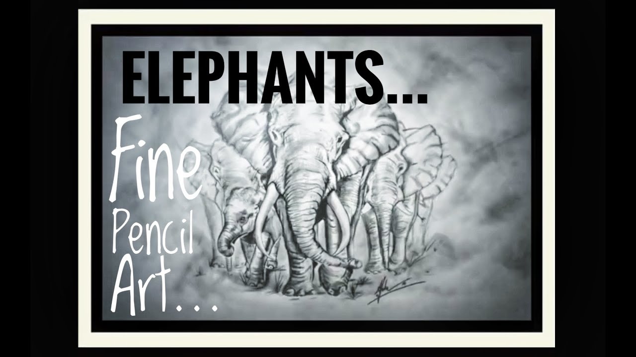 AMAZING ELEPHANT DRAWING! Step by step.