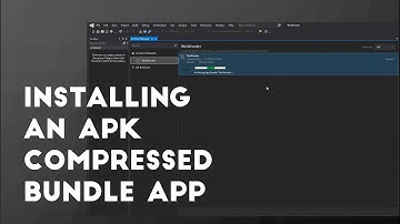 Xamarin Android: installing an compressed APK using Android App Bundle