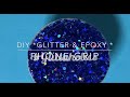 DIY *GLITTER & EPOXY* phone grips