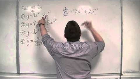 OCR MEI Core 3 4.01 Core 2 Differentiation Revision