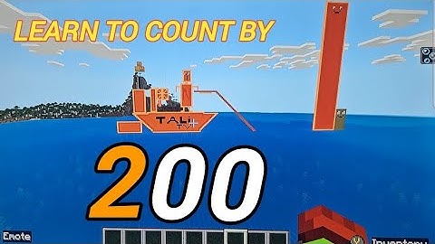 Learn to count by 200 with Noah, Minecraft Number blocks, kids learning, #minecraft #numberblocks