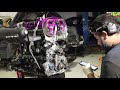 PART 2! BUILDING A 9 SECOND STOCKBLOCK EVO VIII! EVO GETS ENGINE AND TRANS ASSEMBLED
