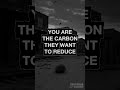 You are the carbon they want to reduce