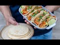 Tacos crevettes-avocat avec tortillas de maïs maison (2 ingrédients seulement) | Hervé Cuisine