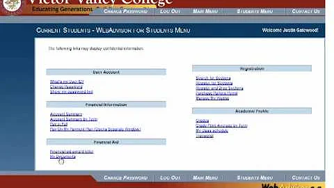 VVC Students - How-To - Understand the WebAdvisor "My Documents" Codes