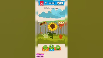 IQ Boost Level 32 Make the flower happy #iqboost #games #braintestsolution #explore #gaming