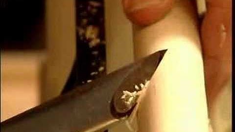 JET Tools - Lathe Basics - Skew Chisel How-To