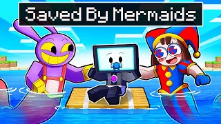 Saved By MERMAIDS In Minecraft!