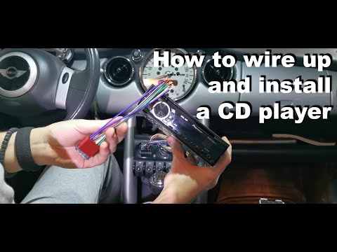 Kako povezati i ugraditi cd plejer / How to wire up and install a CD player