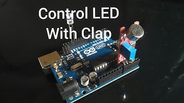 How to control a LED with Clap very simple. (arduino project 1).