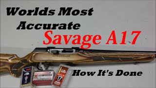 savage a17 17hmr how i made it shoot straight