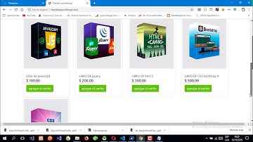 CARRITO DE COMPRAS EN PHP Y MYSQL BOOTSTRAP 4.4 Y API DE PAYPAL(2019-2020)