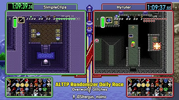 Overworld Glitches Jan 11, 2023. ALTTP Randomizer Daily Race Part 2