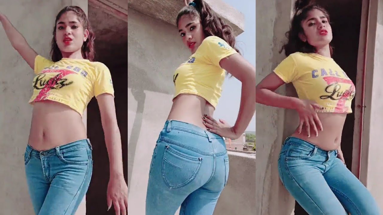 Indian Girl Dance In Jeans Tik Tok Video 13 Youtube