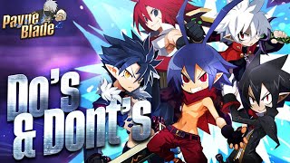 Disgaea RPG Beginner guide - Top things to DO and DON'T! Start off on the right foot! Disgaea RPG