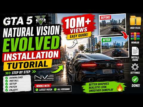 GTA 5 Natural Vision Evolved Installation Tutorial