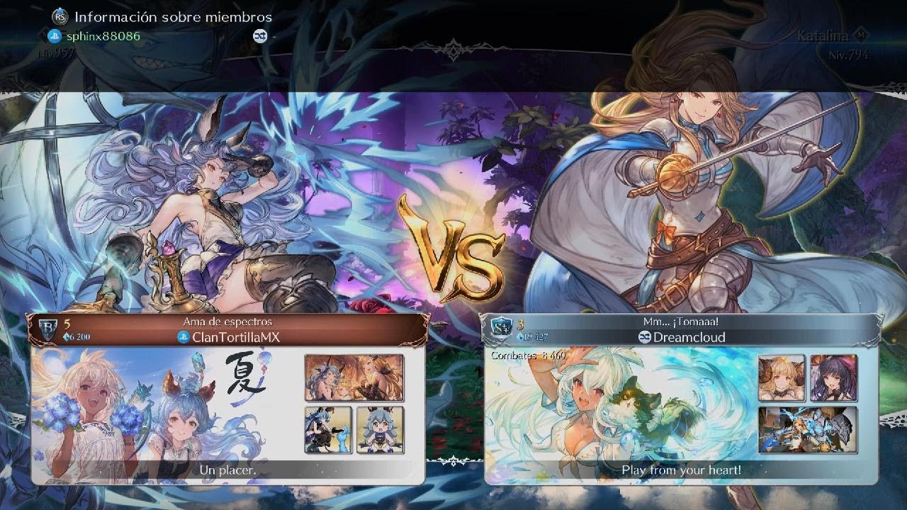 Granblue Fantasy Versus: Rising "Partidas En Linea"