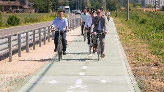 Inaugurata la nuova pista ciclabile centro città - Campus