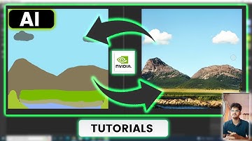 NVIDIA Canvas Tutorial: How to make Amazing landscapes using AI (Nvidia Canvas)