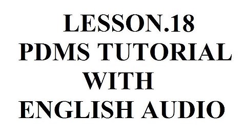 PDMS BEGINNER LESSON 18. HOW TO ROTATE A NOZZLE ON VESSEL SURFACE VERTICALLY BY 30 deg.