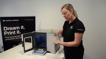Konica Minolta Be3D eDee Training - Prepare the print bed