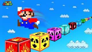 Super Mario Bros. DON'T Choose Wrong Custom Elemental Blocks!...