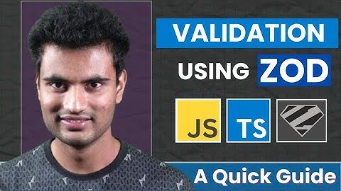 Using zod for input validation in JavaScript/TypeScript