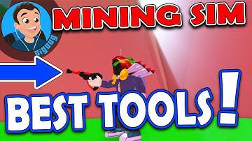 Yeah, I got the Best tool in Roblox Mining Simulator!!