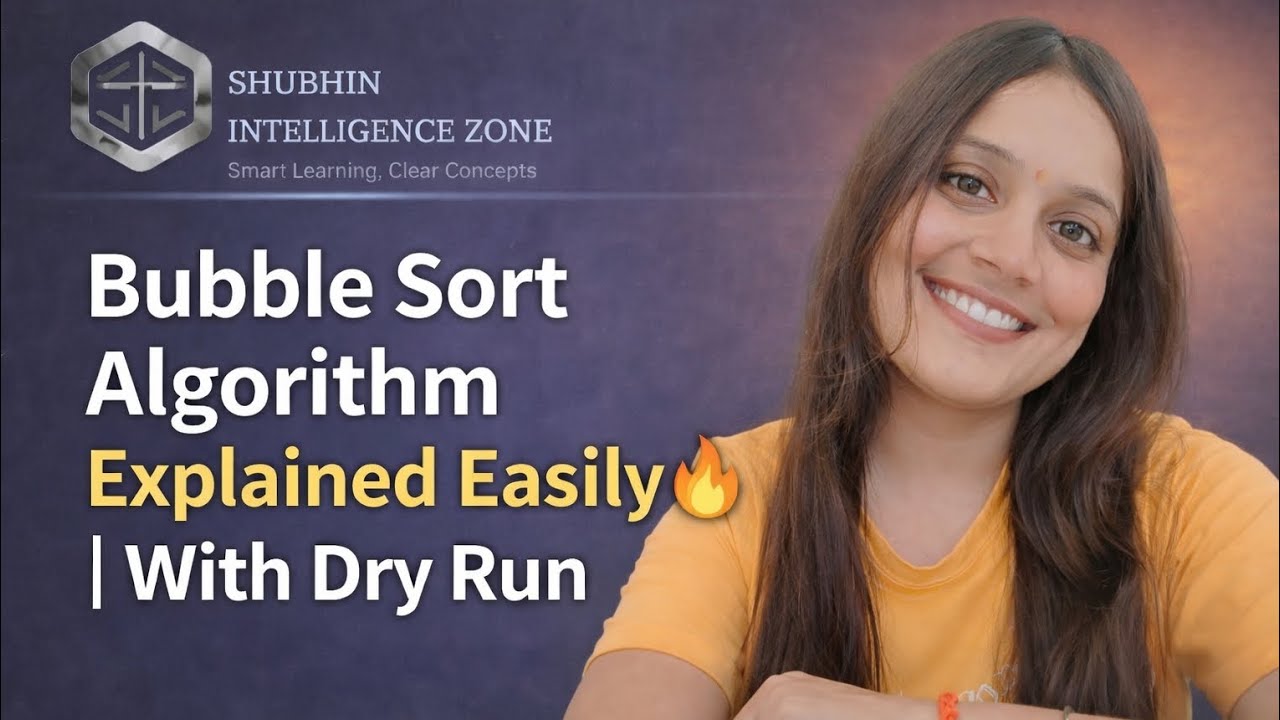 Bubble Sort Algorithm Explained Easily 🔥 | With Dry Run - YouTube
