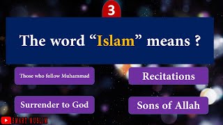 islamic multiple choice quiz screenshot 5