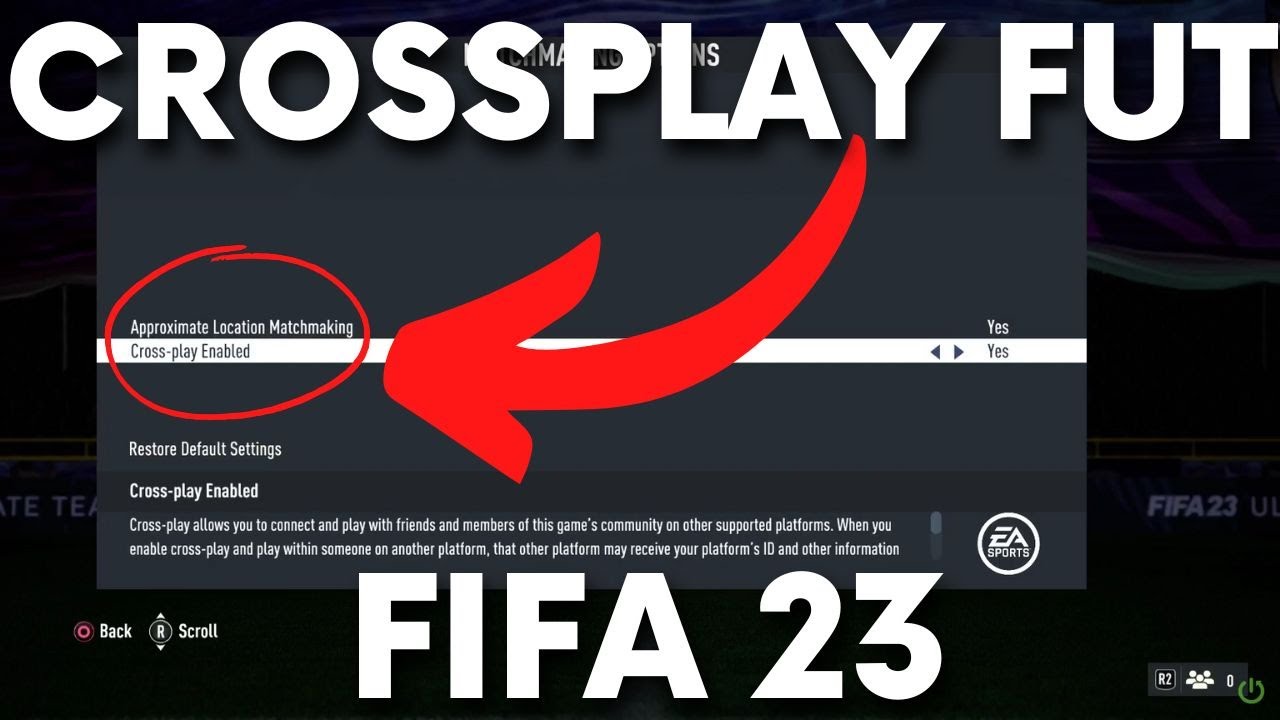 How to Enable Cross Play in FIFA 23 & Invite your PS4/PS5/XBOX friends 