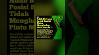 Adab Mengetuk Pintu Saat Bertamu