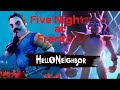 Five nights at freddys song  hello neighbor compilation remix by fanko