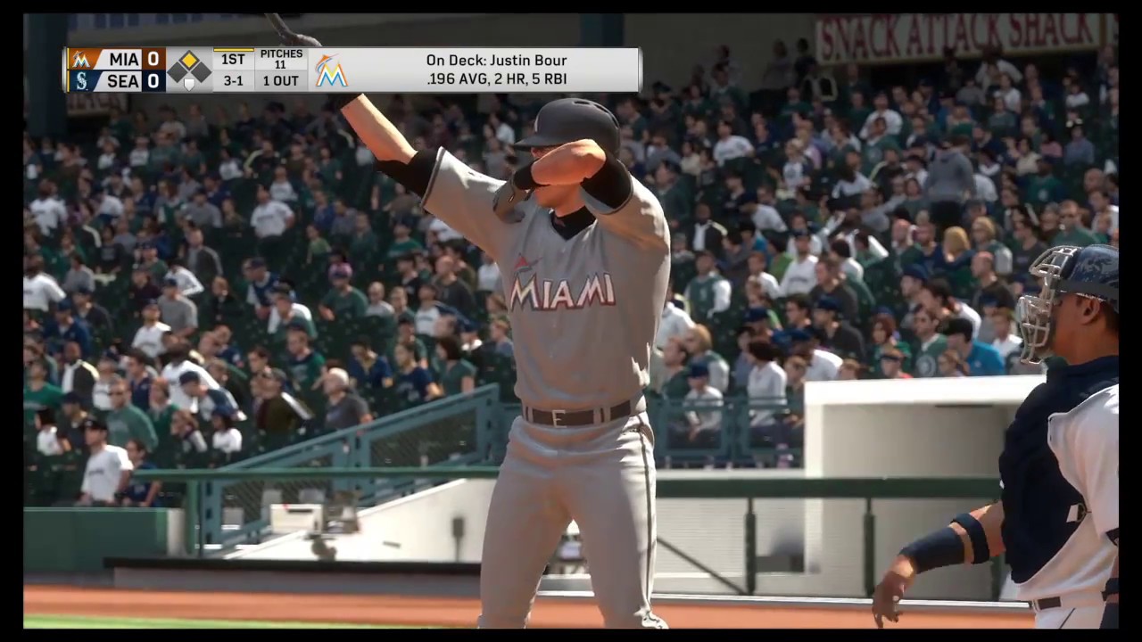 【メジャー】15 Miami Marlins VS Seattle Mariners 【MLB The Show 17】 YouTube