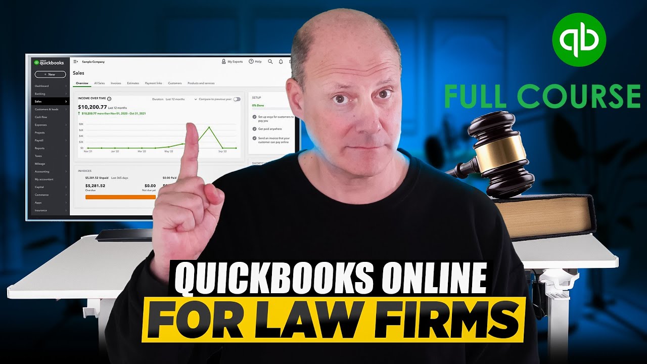 Record Keeping For Law Firms In QuickBooks Online - YouTube