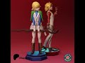 Aura Bella Fiora and Mare Bello Fiore 3D Figure Render – Overlord Fan Art Showcase!