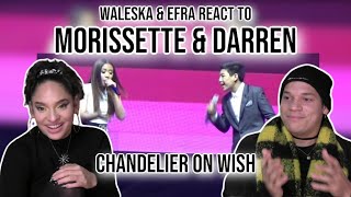 Waleska & Efra react to Chandelier - Morissette Amon & Darren Espanto on Wish Music Awards|REACTION