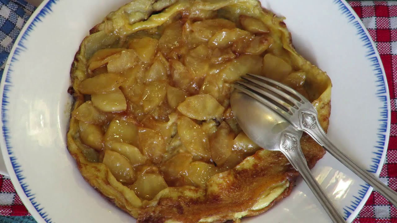 Omelette Aux Pommes Grand Mere Mitraille Une Specialite Normande Canal Gourmandises Youtube