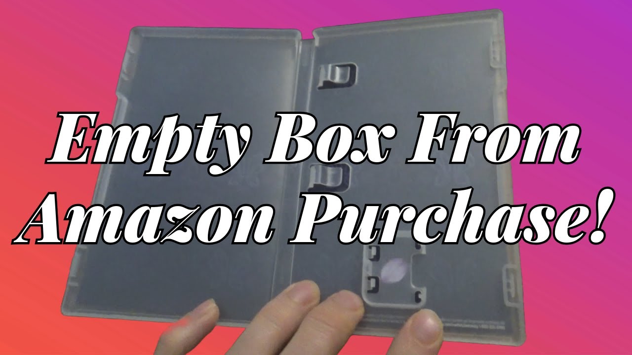 Empty Game Purchase From Amazon! - YouTube