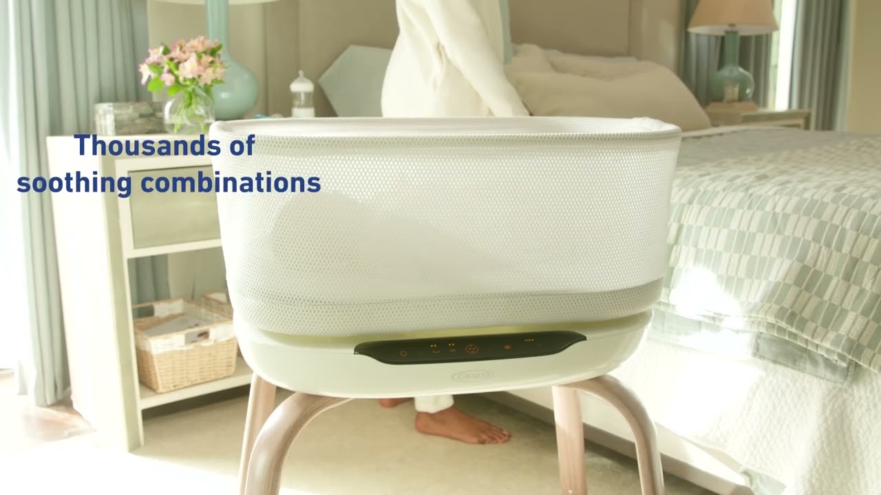 Graco® SmartSense™ Soothing Baby Bassinet | From Cries to Comfort 