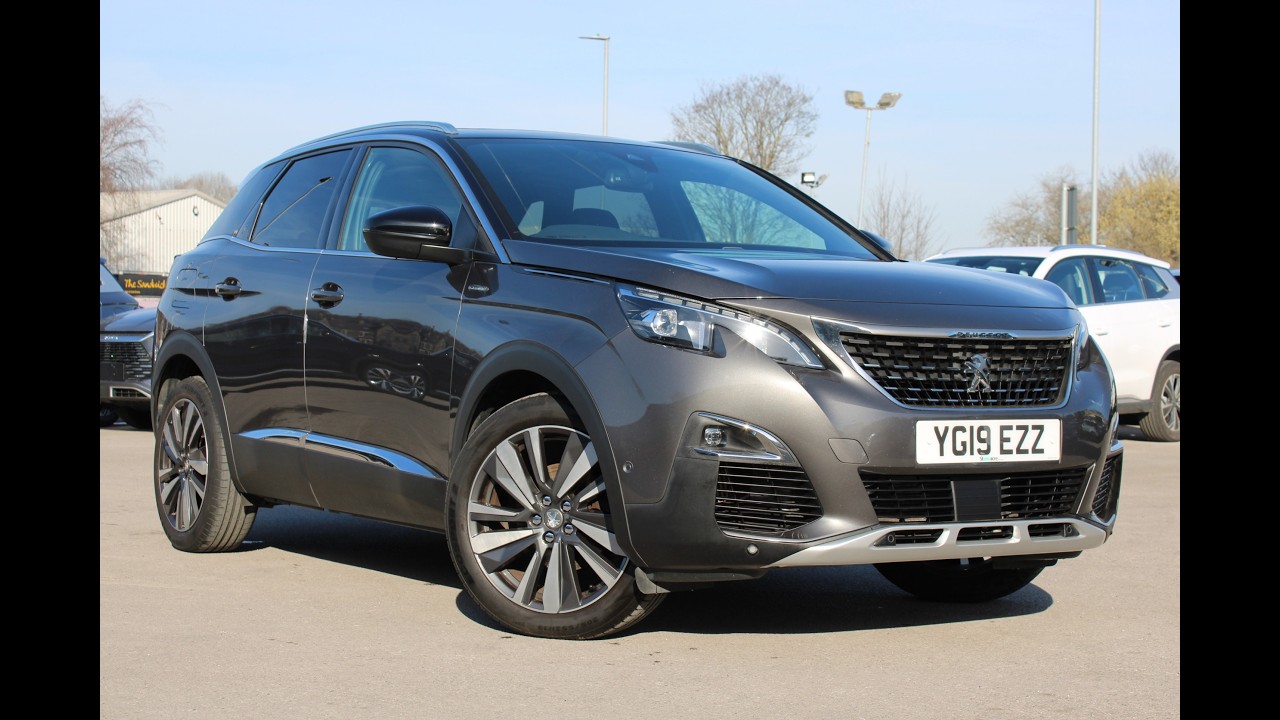 YG19 EZZ Peugeot 3008 1.2 Pure-Tech GT Line 5dr Dark Grey 2019