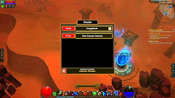 Torchlight II - Bug - Teleporting away from the portal..