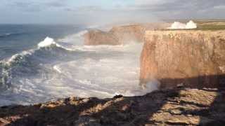 Hercules 2014: Huge waves in Sagres, Portugal (Cabo São Vicente) 6/1/14 screenshot 3