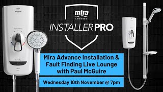 Mira Advance installation \& fault finding