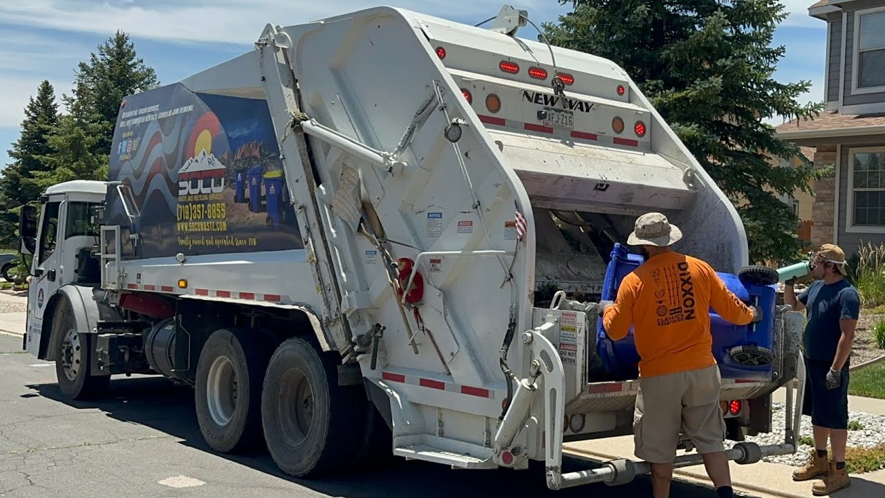 SOCO Waste Mack LR New Way Rear Loader Garbage Truck Video YouTube