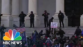 FBI Searching For Suspect Who Sprayed Chemical Irritant On Capitol Police Officer | NBC News NOW