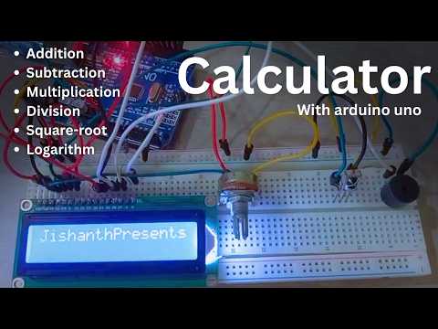 I build a working calculator with Arduino Uno!